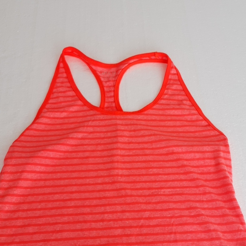 Orange Exercise tank Never worn size Large